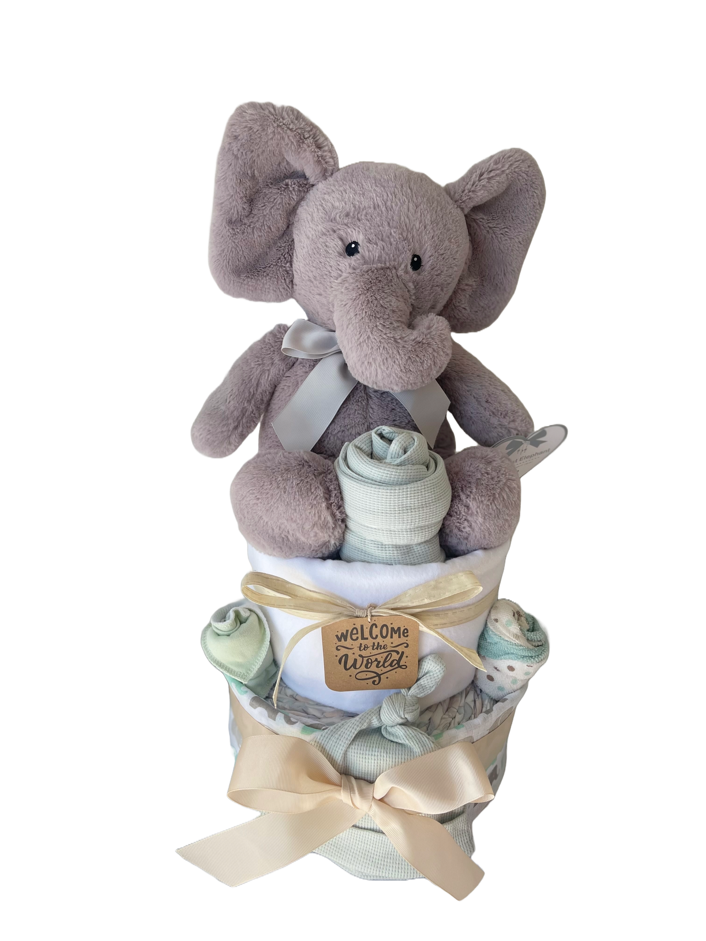 “My First Elephant” Nappy Cake