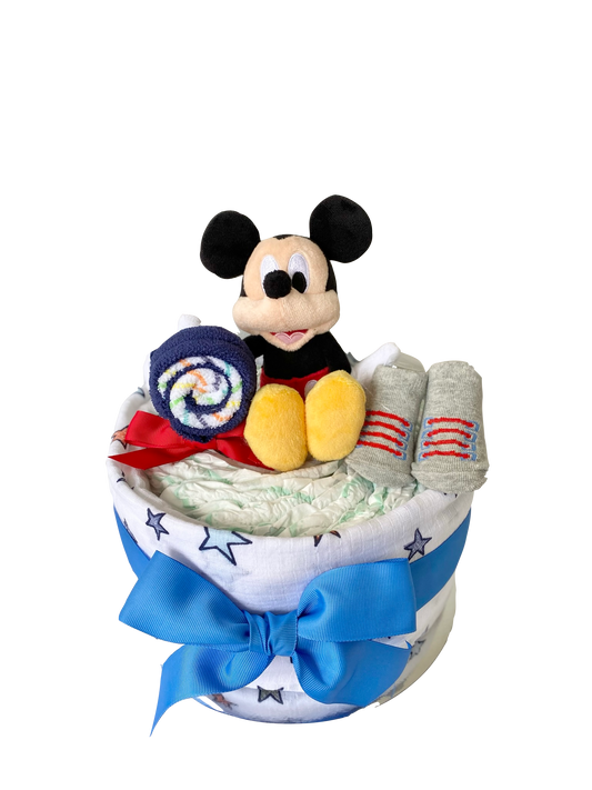 Mickey Mouse Baby Boy Cake