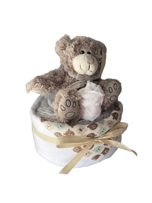 Teddy Bear Unisex  1 tier Cake