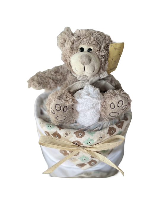 Teddy Bear Unisex  1 tier Cake